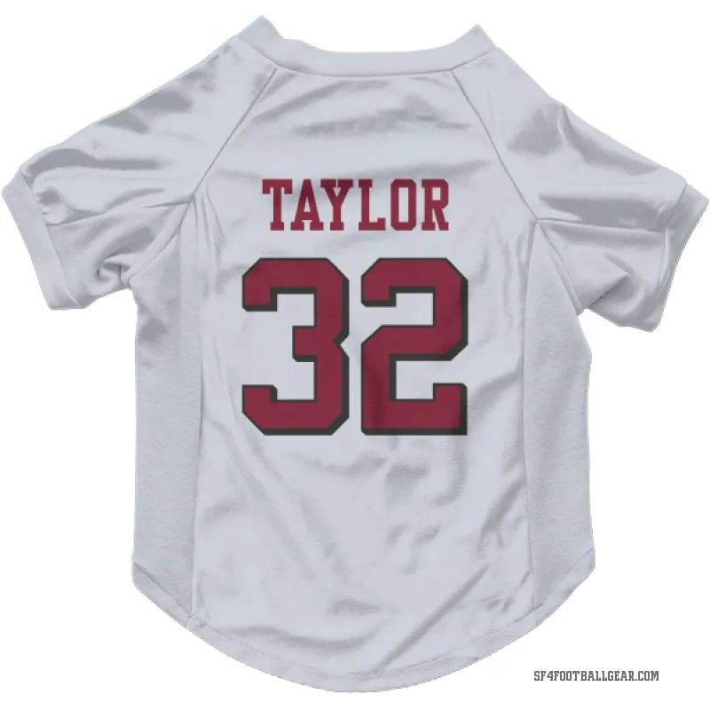 Patrick Taylor Jr.  White San Francisco 49ers  Rush Cat & Dog Pet Jersey