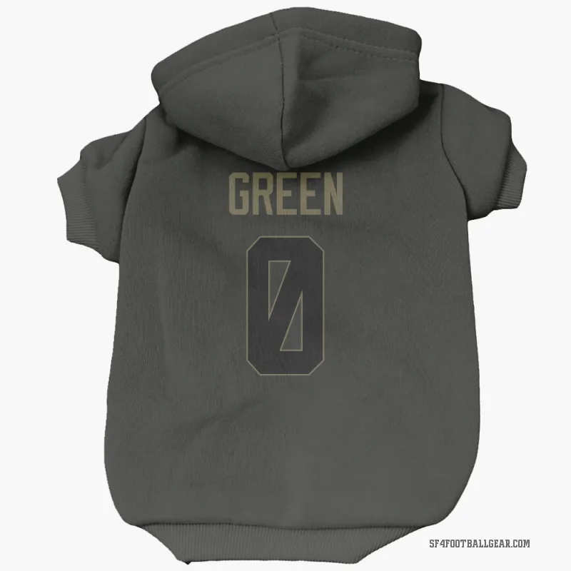 Renardo Green  Black San Francisco 49ers  Service Cat & Dog Pet Hoodie