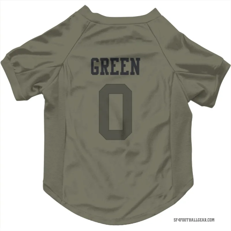 Renardo Green  Olive San Francisco 49ers  Cat & Dog Pet Jersey