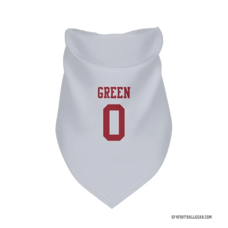 Renardo Green  White San Francisco 49ers  Cat & Dog Pet Bandana