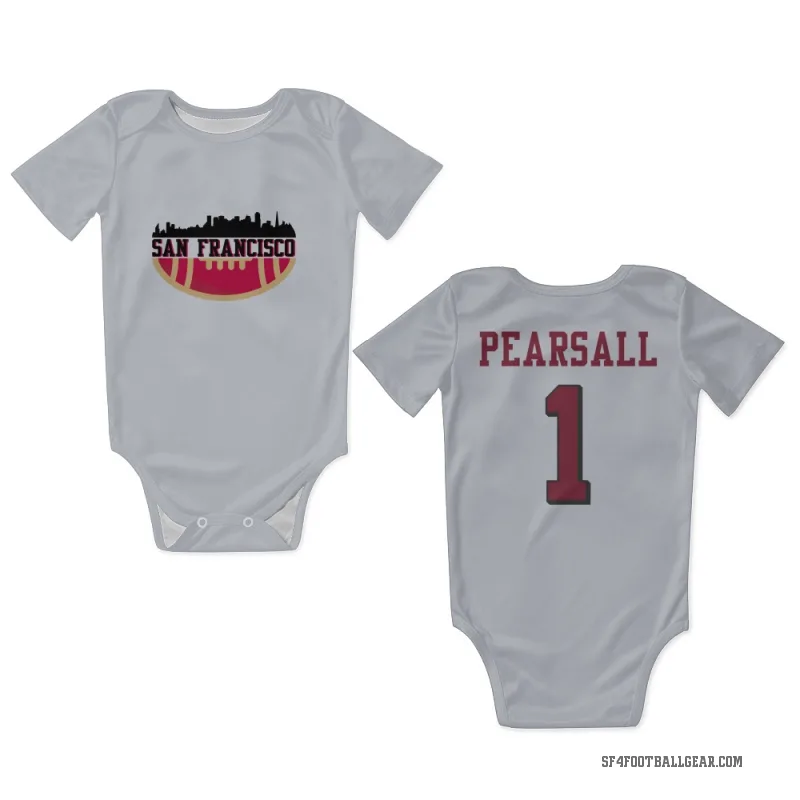 Ricky Pearsall  White San Francisco 49ers  Rush Newborn & Infant Bodysuit