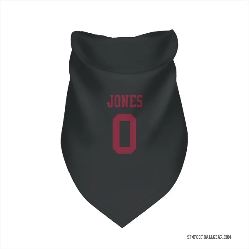 Rob Jones  Black San Francisco 49ers  Cat & Dog Pet Bandana