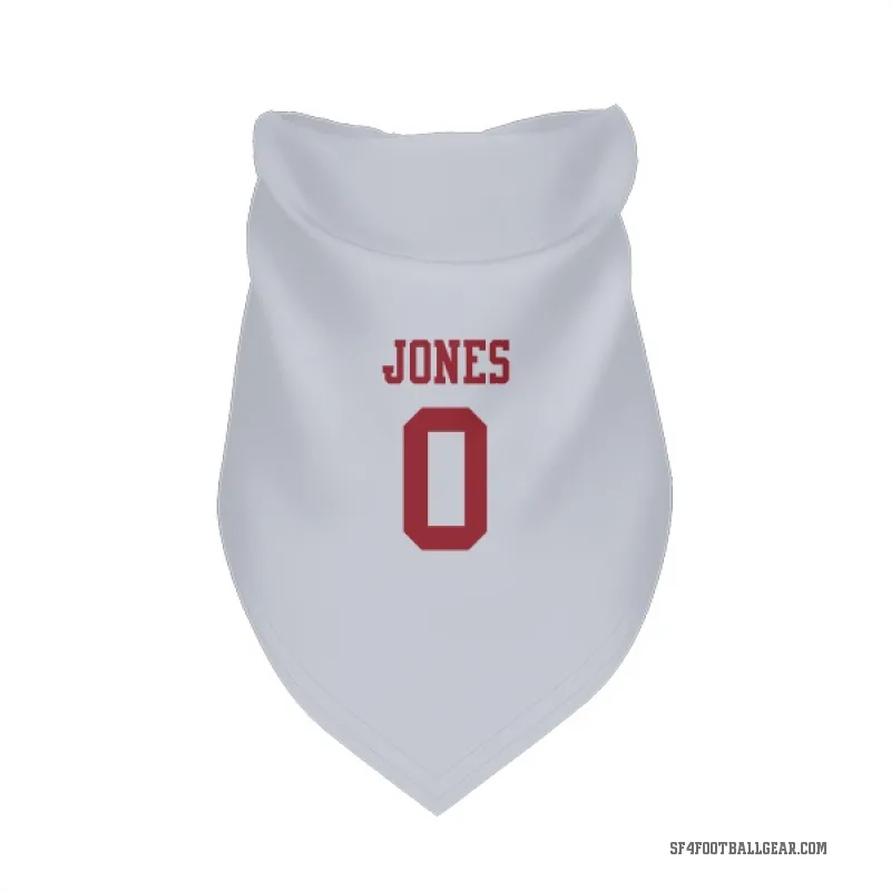 Rob Jones  White San Francisco 49ers  Cat & Dog Pet Bandana