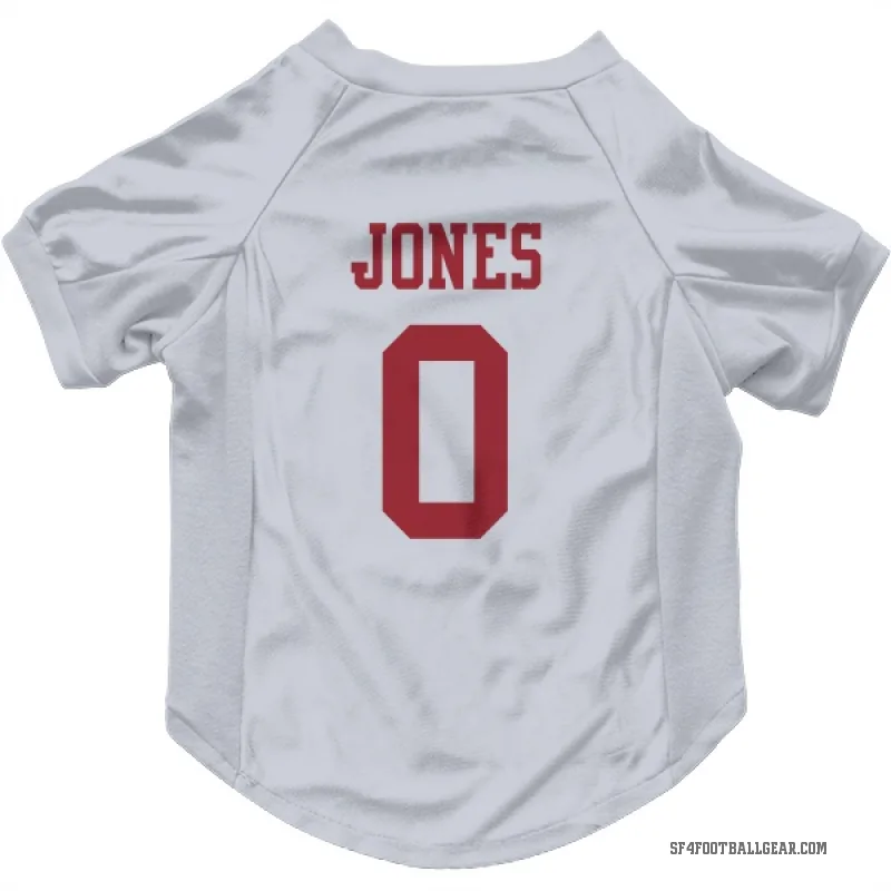 Rob Jones  White San Francisco 49ers  Cat & Dog Pet Jersey