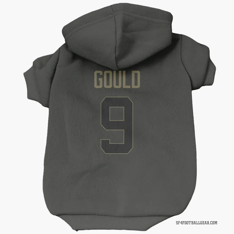 Robbie Gould  Black San Francisco 49ers  Service Cat & Dog Pet Hoodie