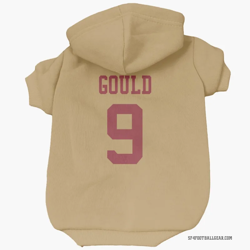 Robbie Gould  Gold San Francisco 49ers  Cat & Dog Pet Hoodie