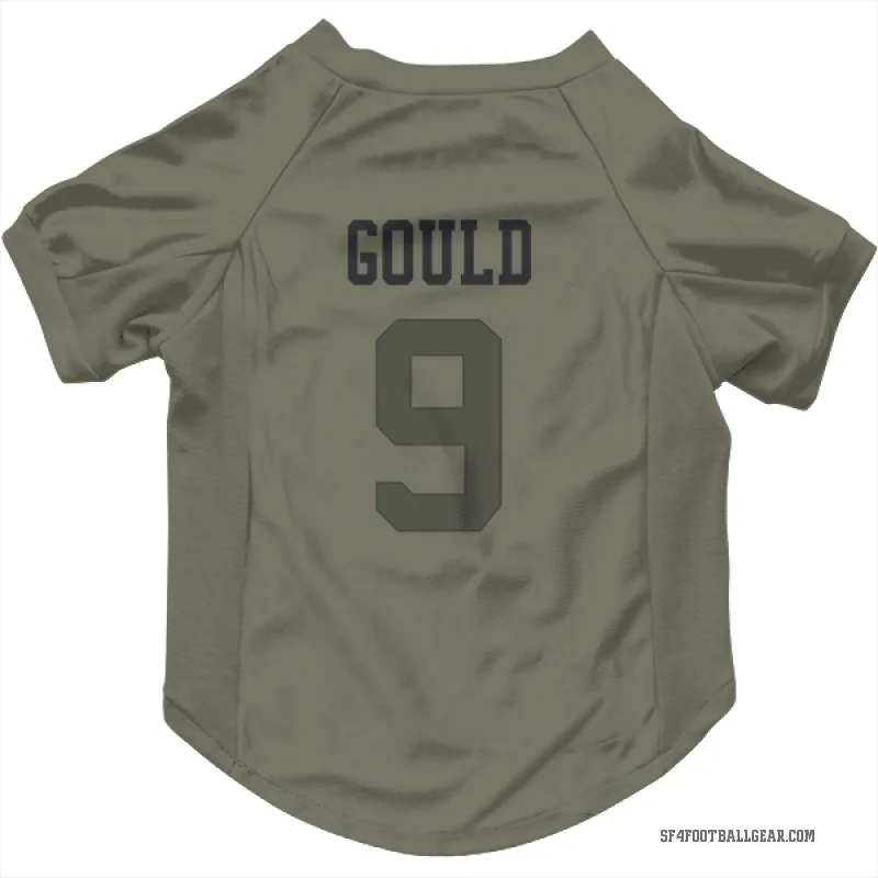 Robbie Gould  Olive San Francisco 49ers  Cat & Dog Pet Jersey