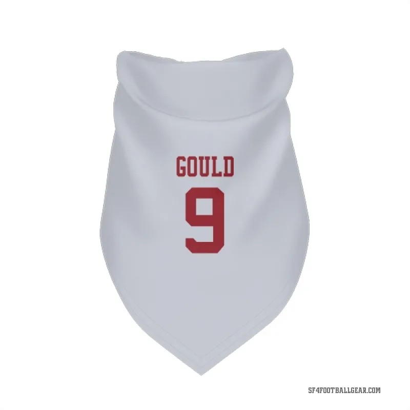 Robbie Gould  White San Francisco 49ers  Cat & Dog Pet Bandana