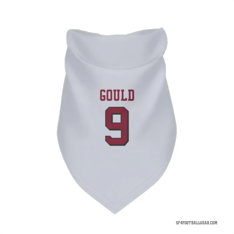 Robbie Gould  White San Francisco 49ers  Rush Cat & Dog Pet Bandana