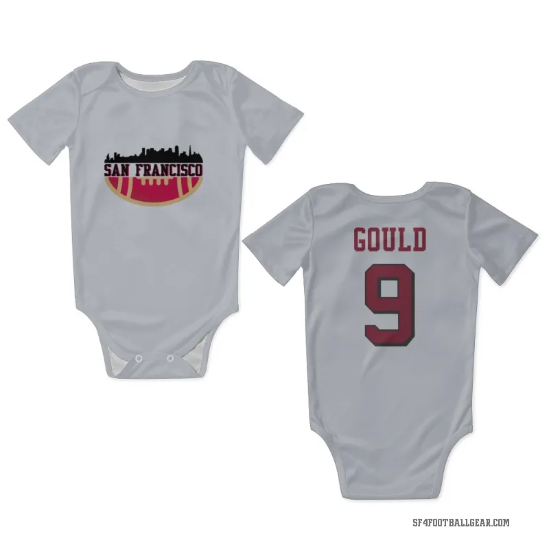 Robbie Gould  White San Francisco 49ers  Rush Newborn & Infant Bodysuit