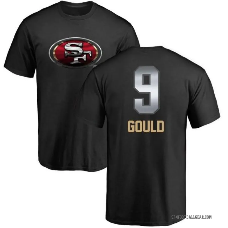 Robbie Gould Youth Black San Francisco 49ers Midnight Mascot T-Shirt -