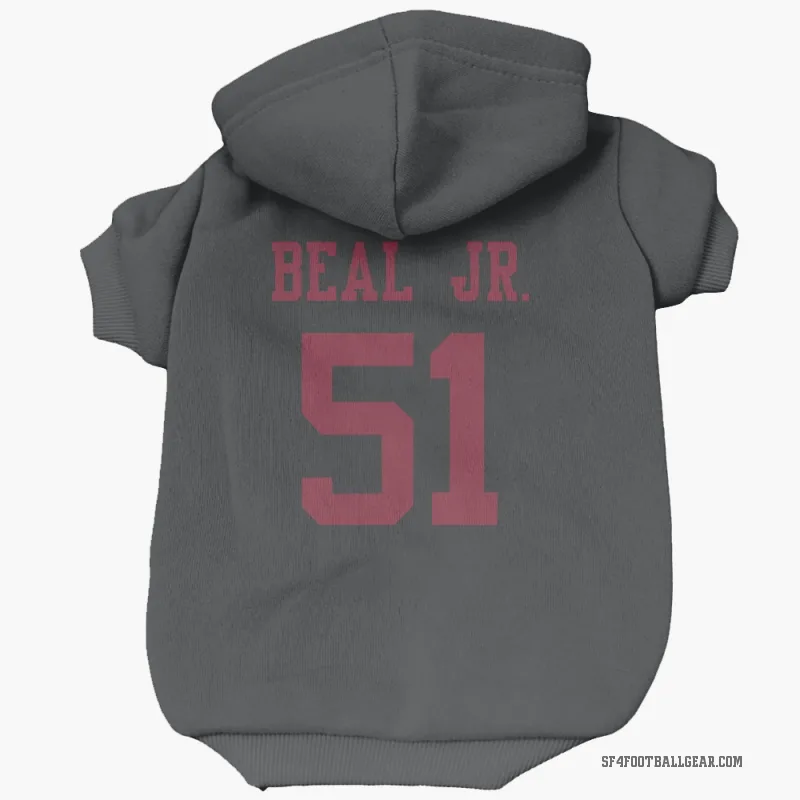 Robert Beal Jr.  Black San Francisco 49ers  Cat & Dog Pet Hoodie