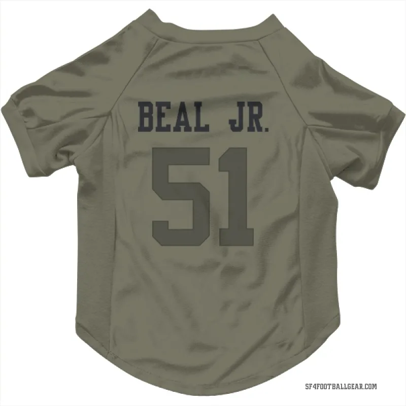 Robert Beal Jr.  Olive San Francisco 49ers  Cat & Dog Pet Jersey