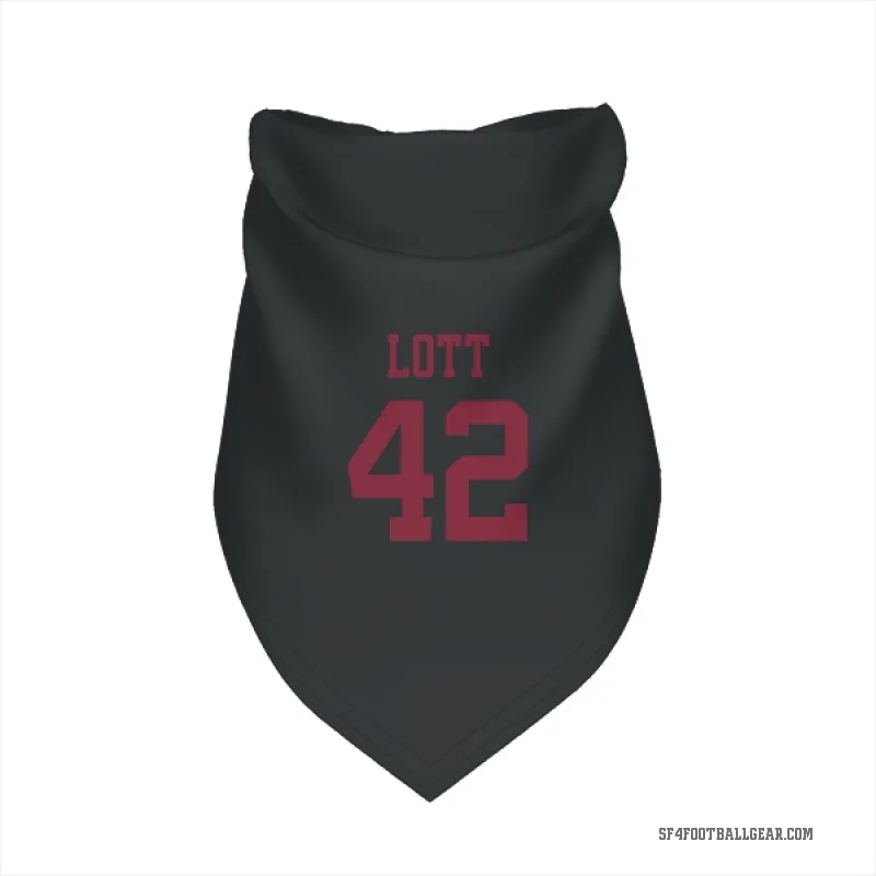 Ronnie Lott  Black San Francisco 49ers  Cat & Dog Pet Bandana