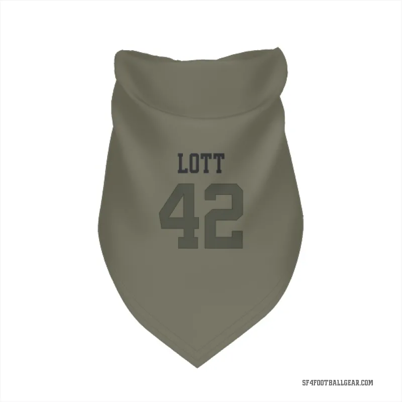 Ronnie Lott  Olive San Francisco 49ers  Cat & Dog Pet Bandana