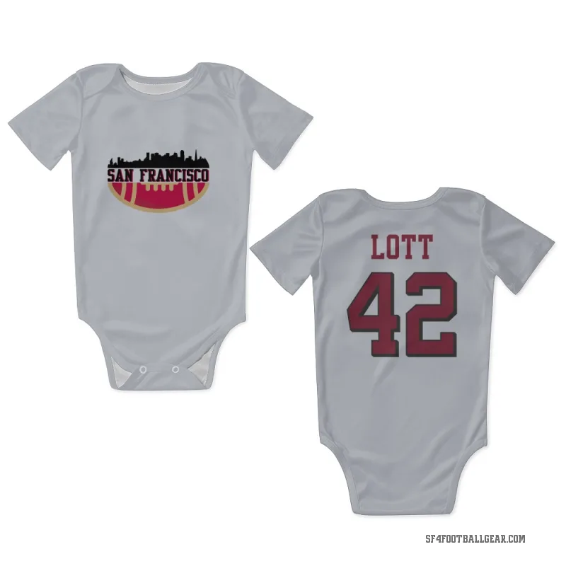 Ronnie Lott  White San Francisco 49ers  Rush Newborn & Infant Bodysuit