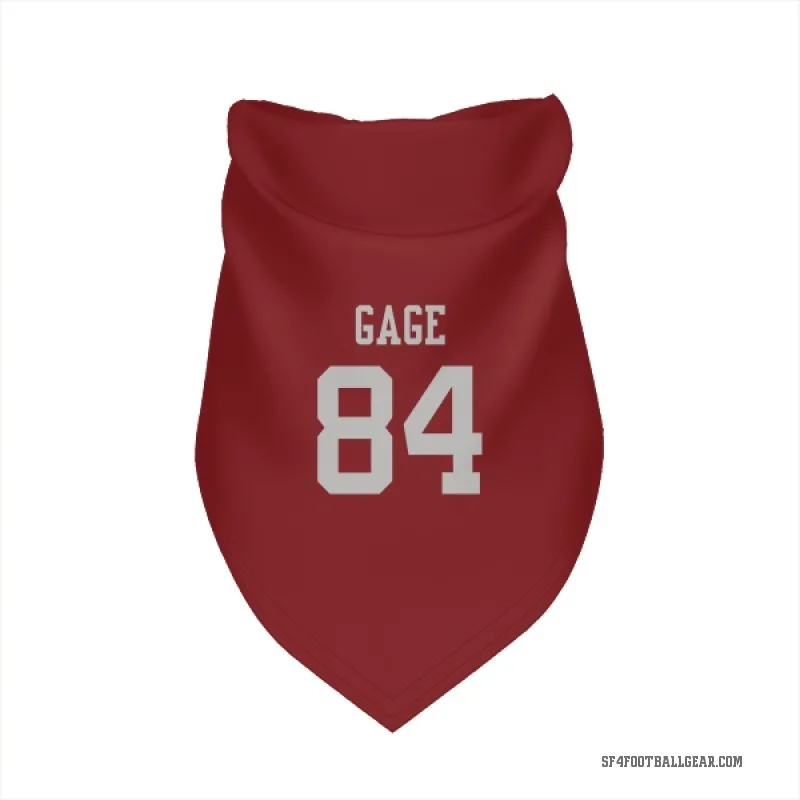 Russell Gage  Scarlet San Francisco 49ers  Cat & Dog Pet Bandana
