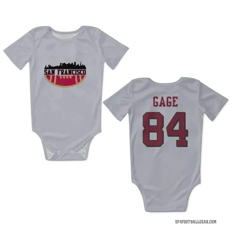 Russell Gage  White San Francisco 49ers  Rush Newborn & Infant Bodysuit