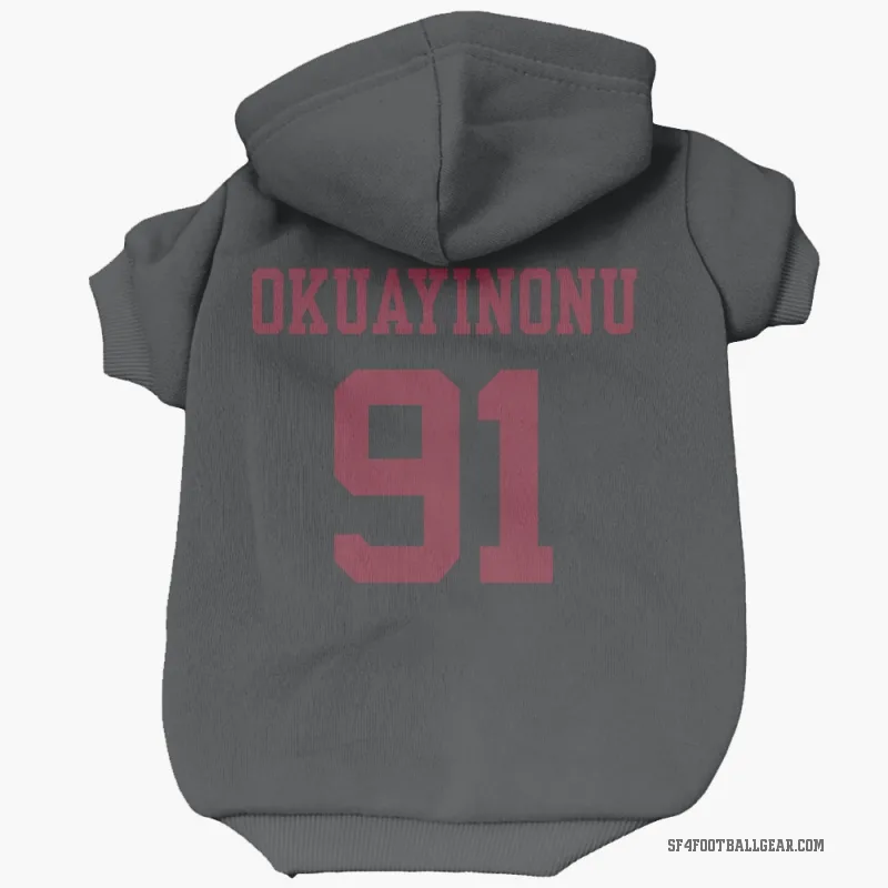 Sam Okuayinonu  Black San Francisco 49ers  Cat & Dog Pet Hoodie