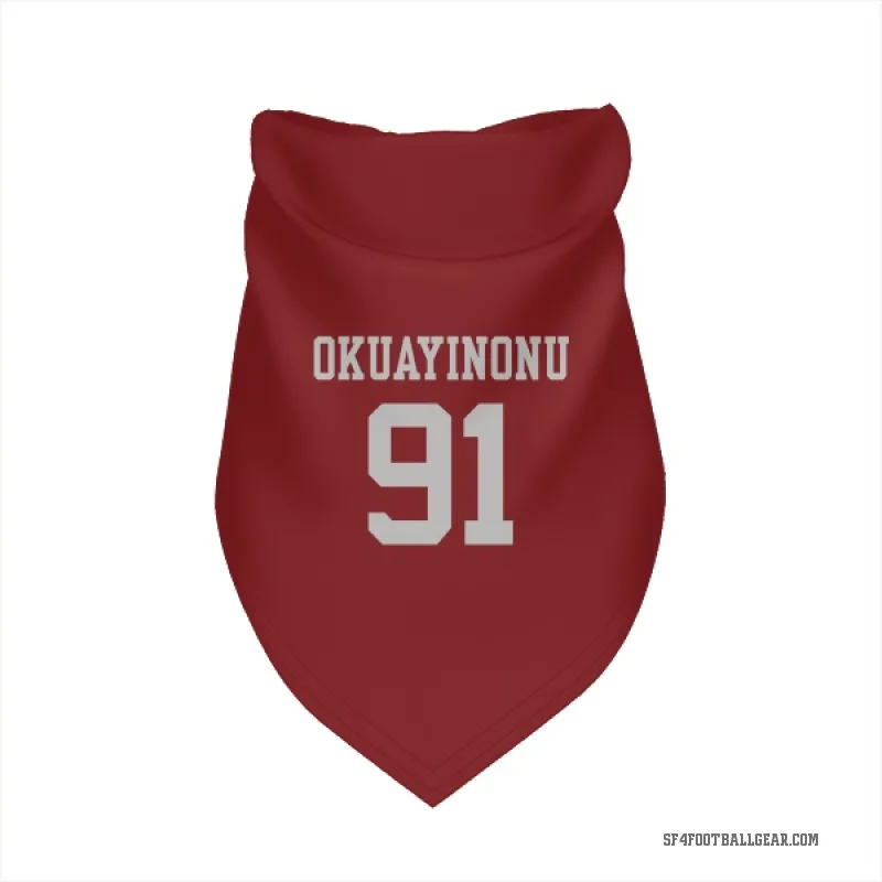 Sam Okuayinonu  Scarlet San Francisco 49ers  Cat & Dog Pet Bandana