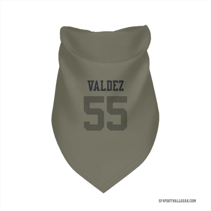Sebastian Valdez  Olive San Francisco 49ers  Cat & Dog Pet Bandana