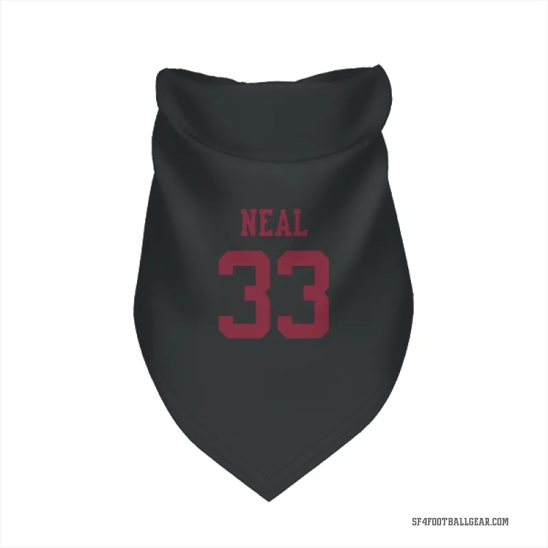 Siran Neal  Black San Francisco 49ers  Cat & Dog Pet Bandana