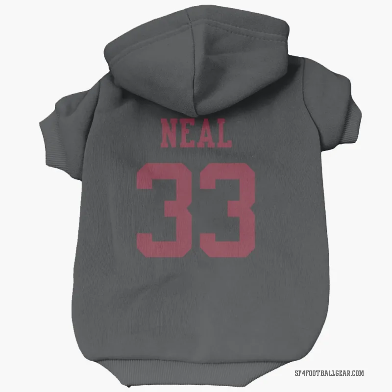 Siran Neal  Black San Francisco 49ers  Cat & Dog Pet Hoodie