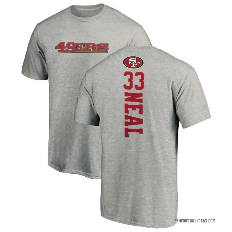 Siran Neal Men's Ash San Francisco 49ers Backer T-Shirt -
