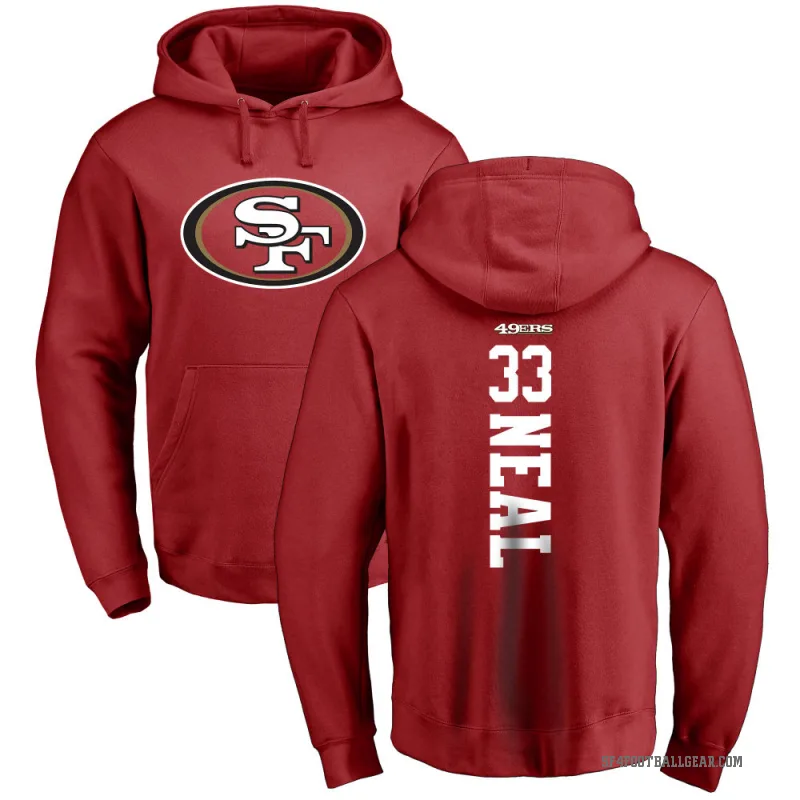 Siran Neal Men's Red San Francisco 49ers Pro Line Backer Pullover Hoodie