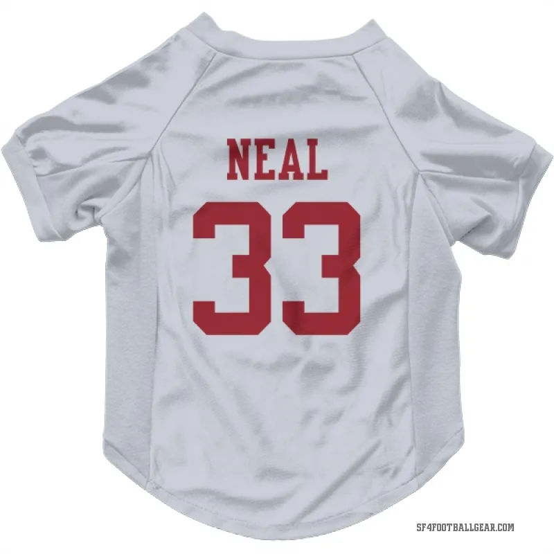 Siran Neal  White San Francisco 49ers  Cat & Dog Pet Jersey