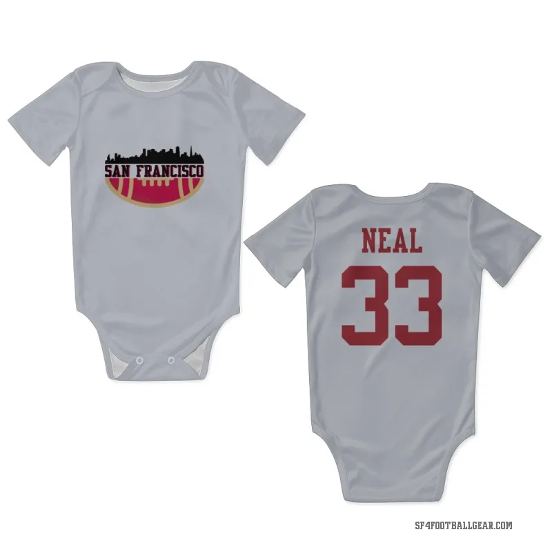 Siran Neal  White San Francisco 49ers  Newborn & Infant Bodysuit
