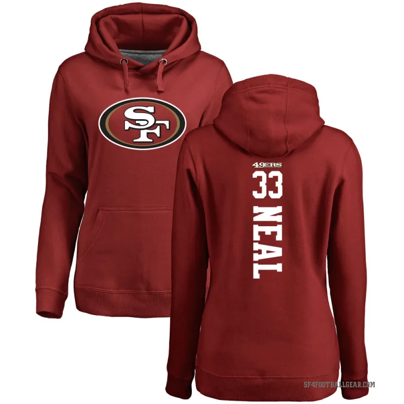 Siran Neal Women's Red San Francisco 49ers Pro Line Backer Pullover Hoodie