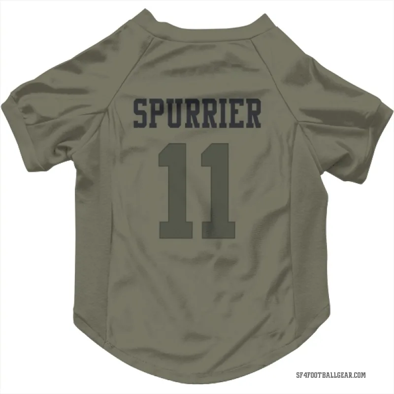 Steve Spurrier  Olive San Francisco 49ers  Cat & Dog Pet Jersey