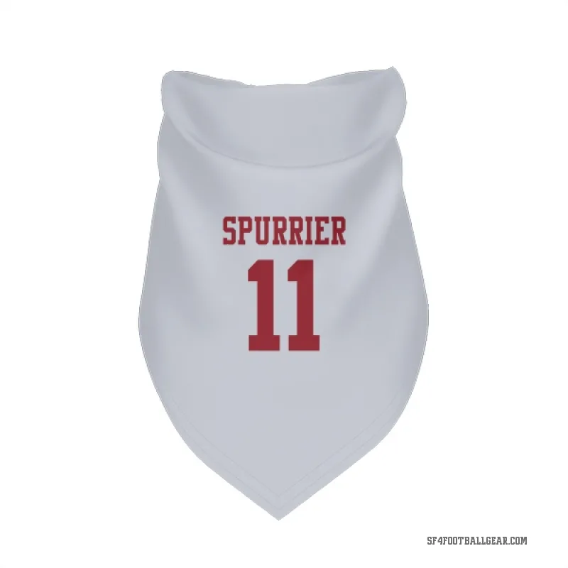 Steve Spurrier  White San Francisco 49ers  Cat & Dog Pet Bandana