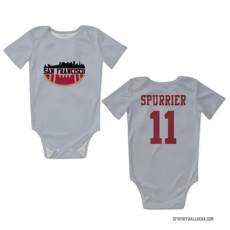 Steve Spurrier  White San Francisco 49ers  Newborn & Infant Bodysuit