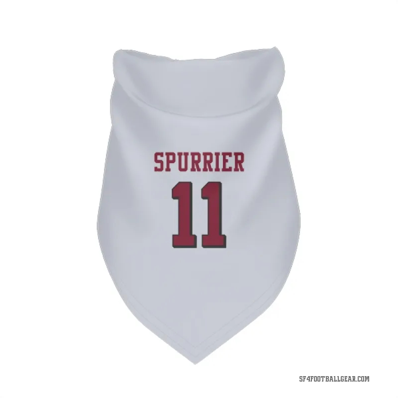 Steve Spurrier  White San Francisco 49ers  Rush Cat & Dog Pet Bandana