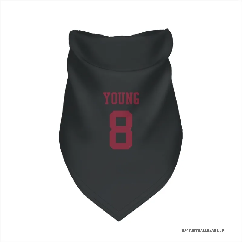Steve Young  Black San Francisco 49ers  Cat & Dog Pet Bandana
