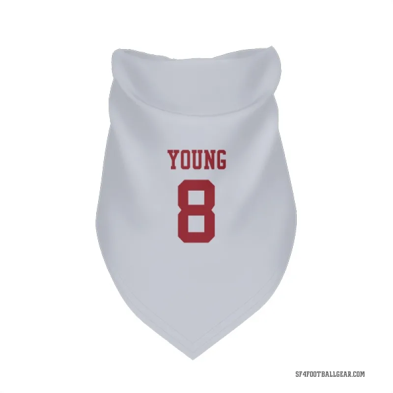 Steve Young  White San Francisco 49ers  Cat & Dog Pet Bandana