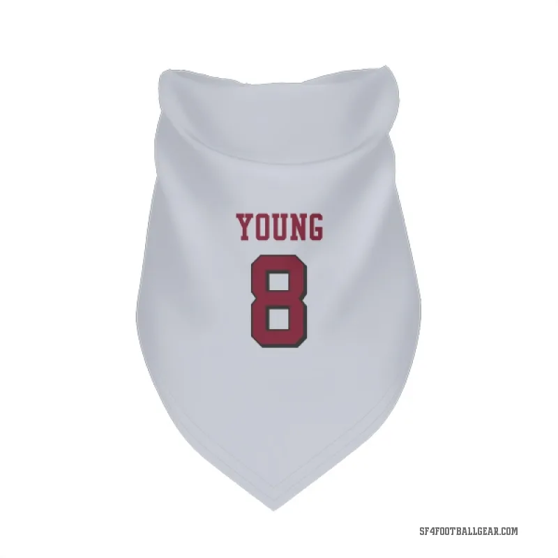 Steve Young  White San Francisco 49ers  Rush Cat & Dog Pet Bandana