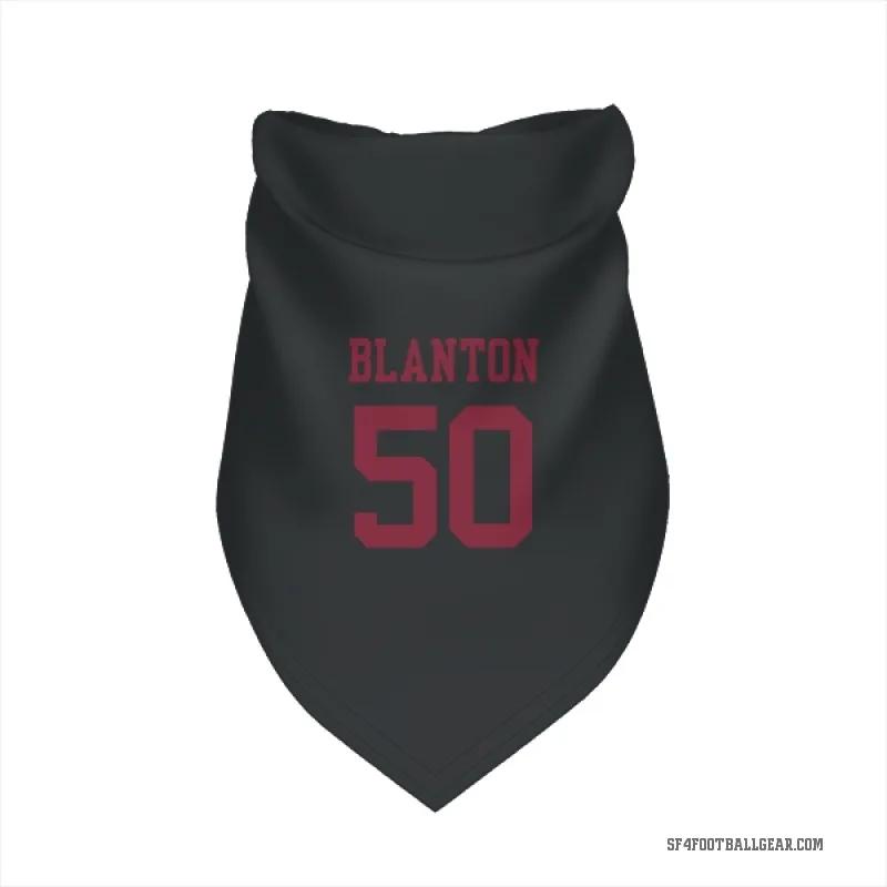 Stone Blanton  Black San Francisco 49ers  Cat & Dog Pet Bandana