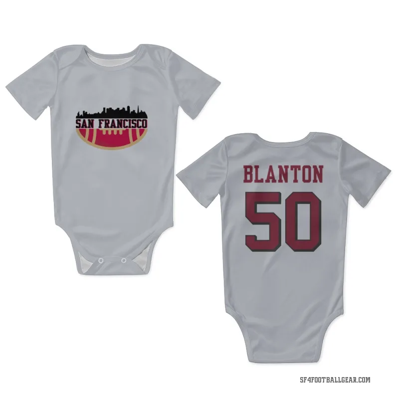 Stone Blanton  White San Francisco 49ers  Rush Newborn & Infant Bodysuit