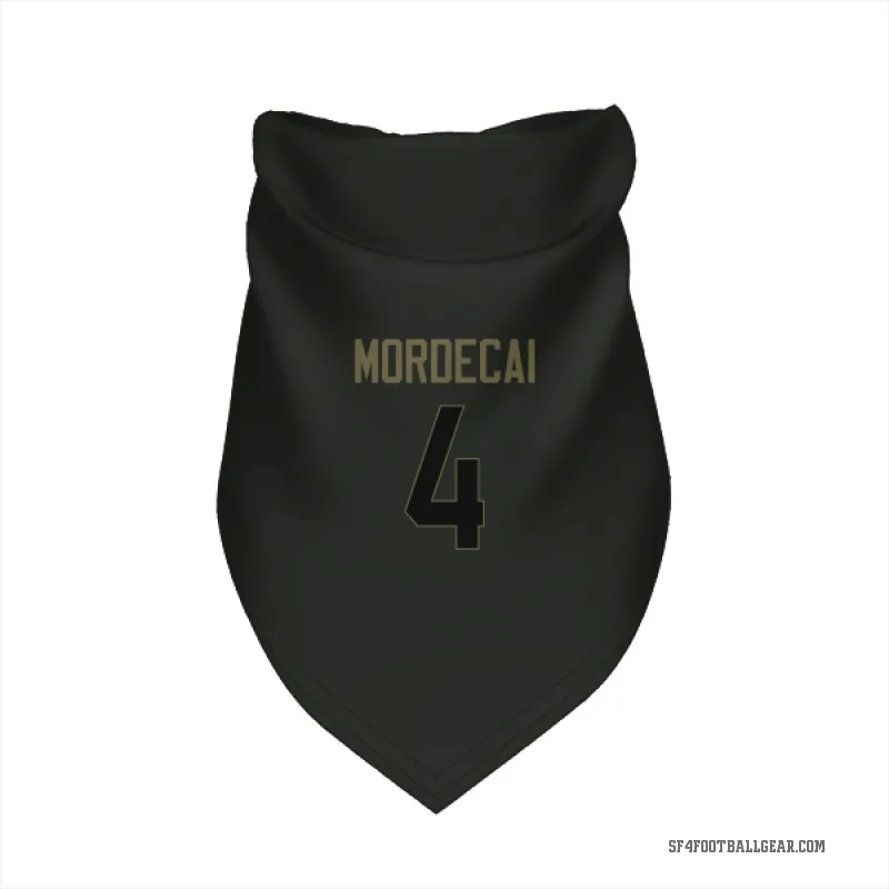 Tanner Mordecai  Black San Francisco 49ers  Service Cat & Dog Pet Bandana