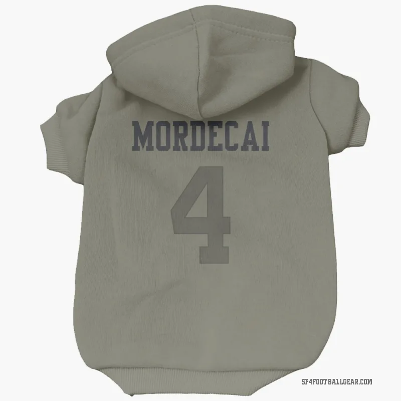 Tanner Mordecai  Olive San Francisco 49ers  Cat & Dog Pet Hoodie