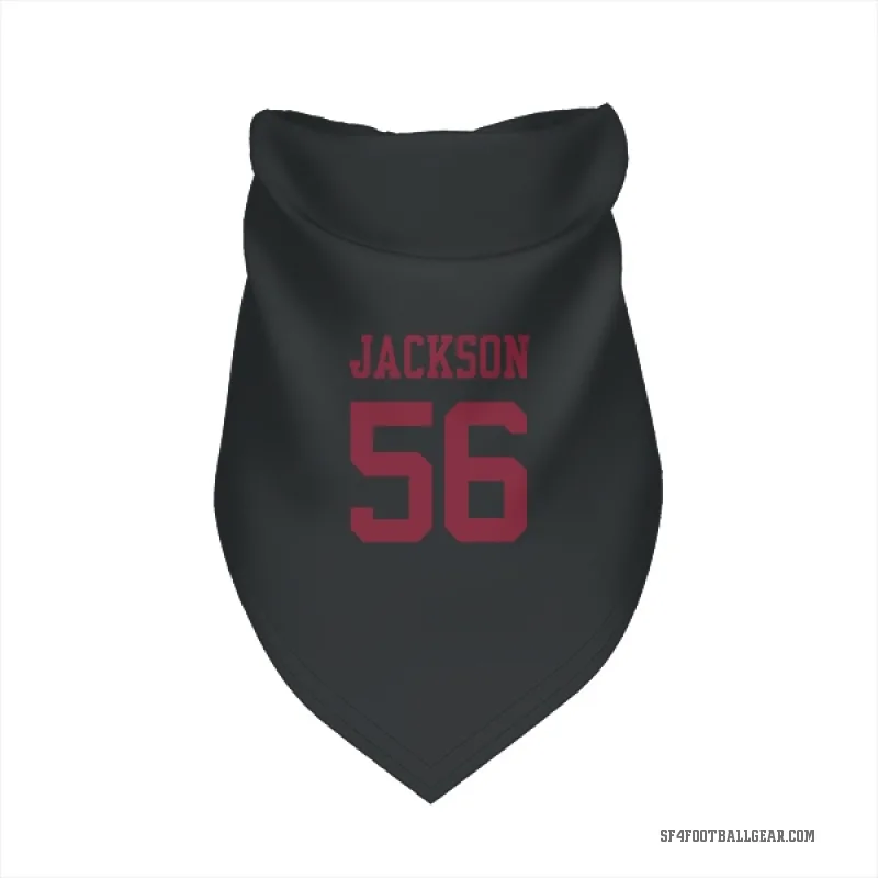Tarron Jackson  Black San Francisco 49ers  Cat & Dog Pet Bandana