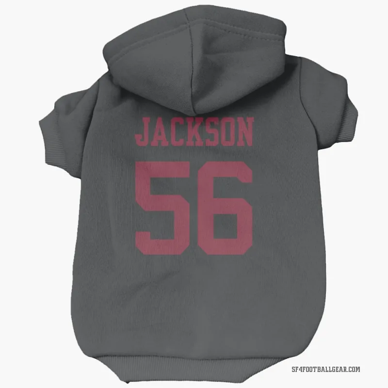 Tarron Jackson  Black San Francisco 49ers  Cat & Dog Pet Hoodie