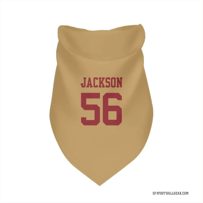 Tarron Jackson  Gold San Francisco 49ers  Cat & Dog Pet Bandana