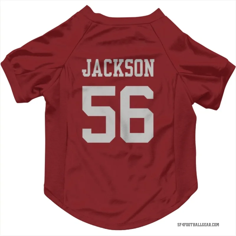 Tarron Jackson  Scarlet San Francisco 49ers  Cat & Dog Pet Jersey