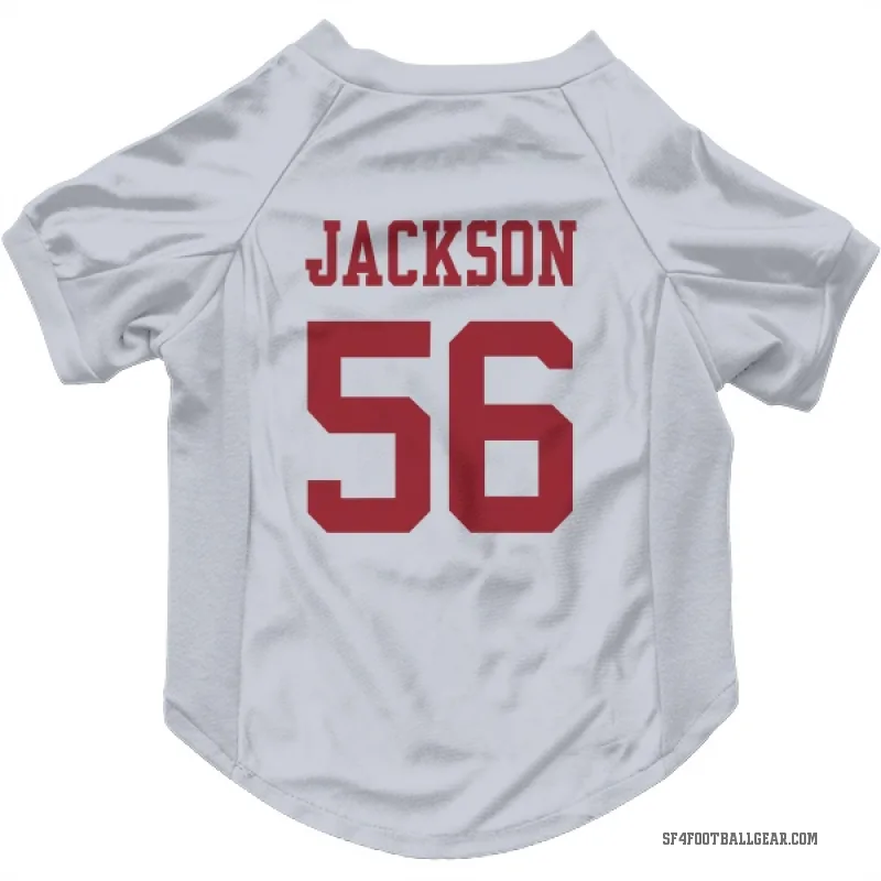Tarron Jackson  White San Francisco 49ers  Cat & Dog Pet Jersey