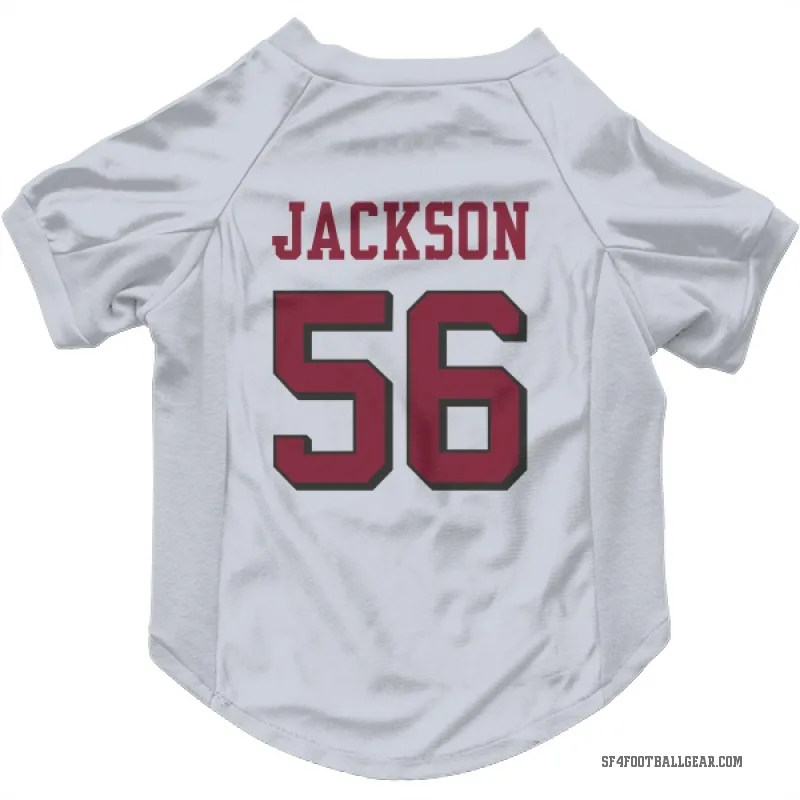 Tarron Jackson  White San Francisco 49ers  Rush Cat & Dog Pet Jersey