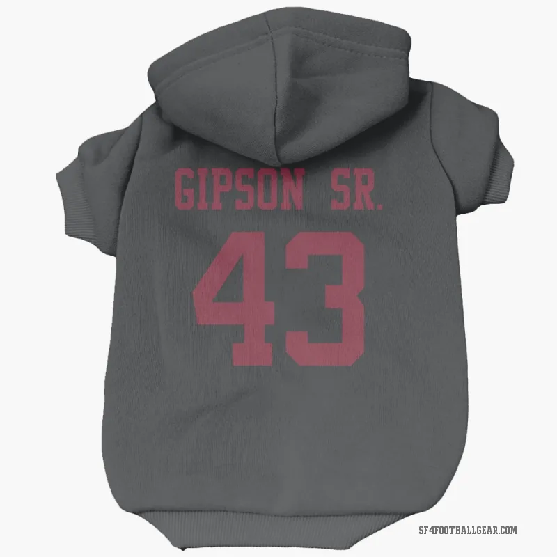 Tashaun Gipson Sr.  Black San Francisco 49ers  Cat & Dog Pet Hoodie